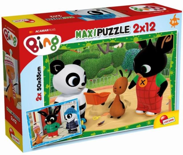 Lisciani Puzzle BING a jeho priatelia 2x12