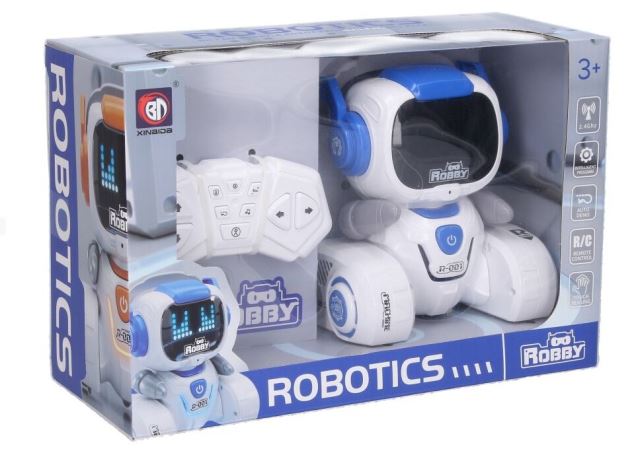 Wiky Robot Robby RC na diaľkové ovládanie-modrý