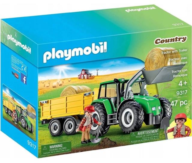 Playmobil 9317 Traktor s prívesom