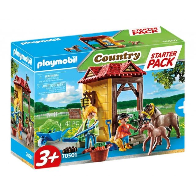 Playmobil 70501 Starter Pack Koňská stáj