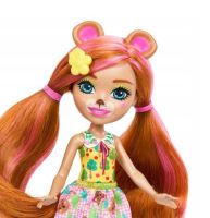 ENCHANTIMALS Panenka se zvířátkem Biloxi Bear a Trail, Mattel HTP81 (2)