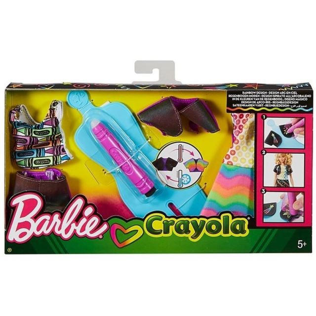 Barbie D.I.Y. Crayola magický vzor , Mattel FHW87