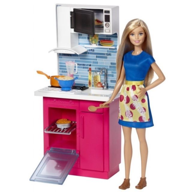 Barbie panenka v kuchyni, Mattel DVX54