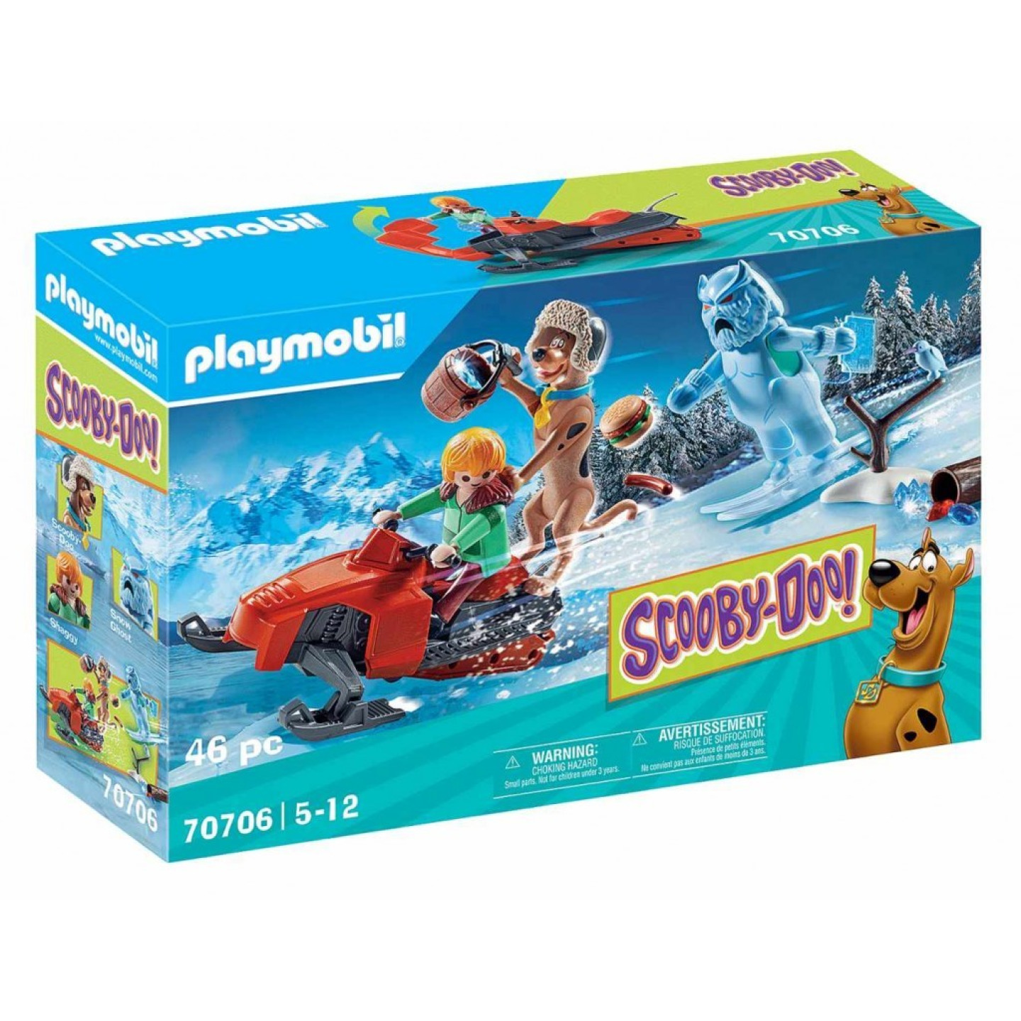 Playmobil 70706 scooby-doo! dobrodružství se sněžným duchem