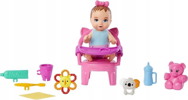 Barbie Skipper Bábätko Herný set so stoličkou, Mattel GJY29