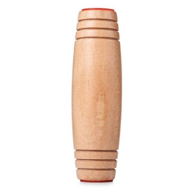 Fidget Tumbler dřevo, antistresový váleček 9cm, přírodní