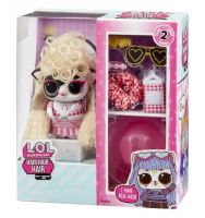 MGA L.O.L. Surprise! Hair Hair Hair Zvieratko, PDQ - s blonďavými vlasmi Country Cow