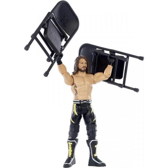 WWE Wrekkin Action AJ STYLES 17 cm, Mattel GGP08