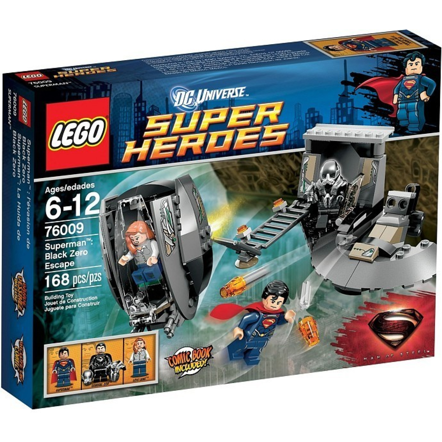Lego® super heroes 76009 superman: únik z black zero
