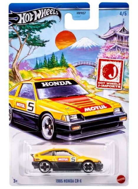 Mattel Hot Wheels J-Imports 1985 HONDA CR-X 4/5