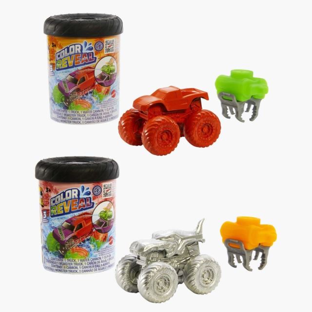 Hot Wheels® Monster Trucks Color Reveal™ 2ks, Mattel HJH53