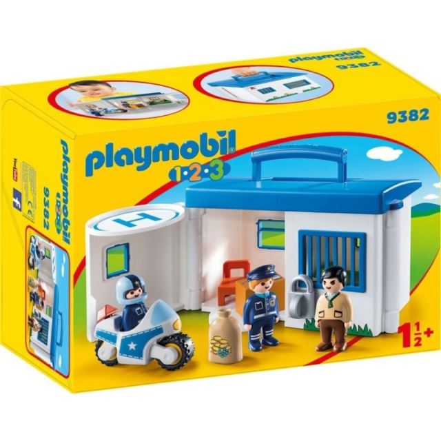 Playmobil 9382 Přenosná policejní stanice (1.2.3)
