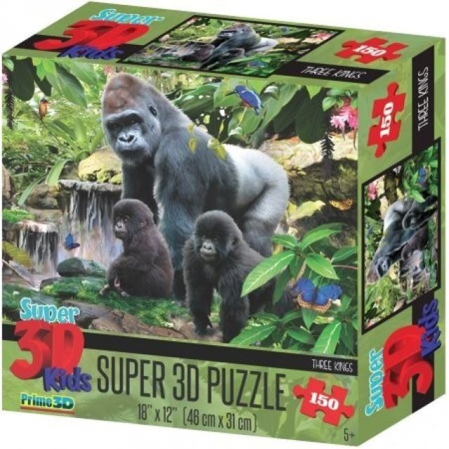 3D Puzzle Opičí rodina 150 dílků