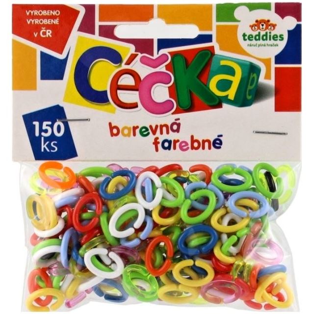 Céčka barevná 150 ks