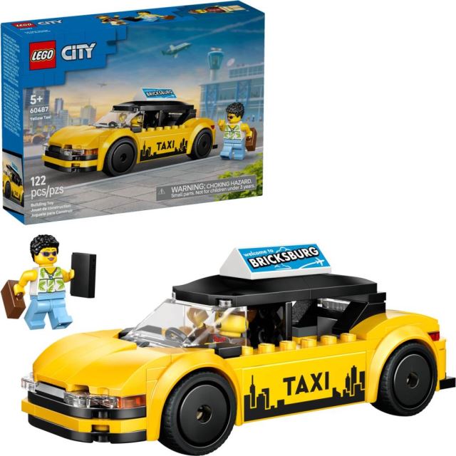 LEGO® CITY 60487 Žltý taxík