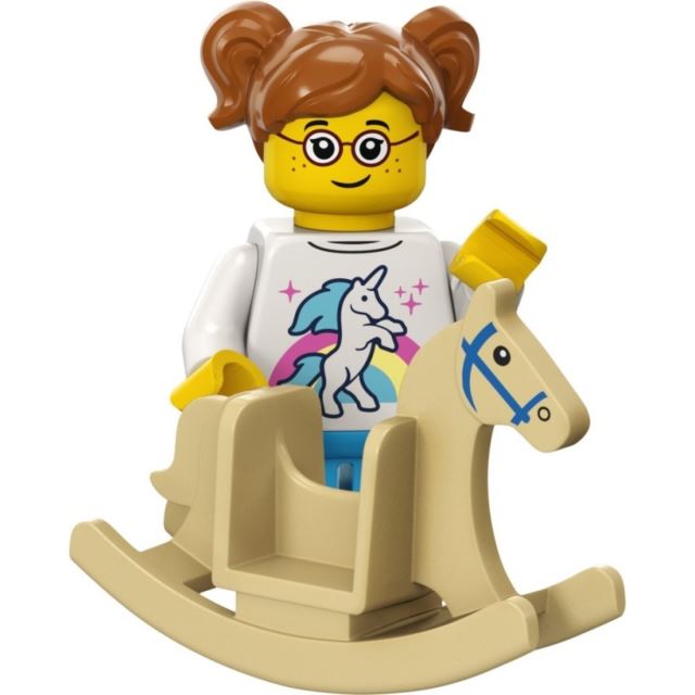 LEGO® 71037 Minifigúrka 24. série - Dievča na hojdacom koni