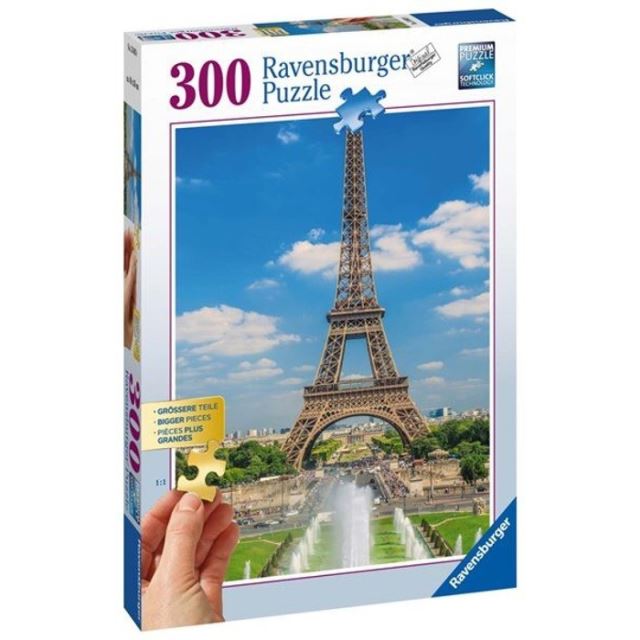 Ravensburger Puzzle Pohled na Eiffelovu věž 300d.