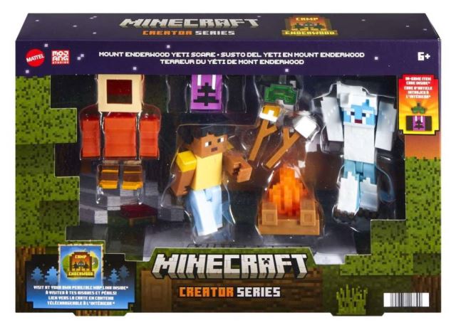 Mattel Minecraft Creator Mount Enderwood Yeti Scare Story Pack, HLP58