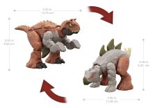 Mattel Jurský svět Dinosaurus s transformací CARNOTAURUS a STEGOSAURUS, HLP07 (1)
