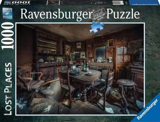 Ravensburger 17361 Puzzle Stratené miesta: Opustená jedáleň 1000 dielikov