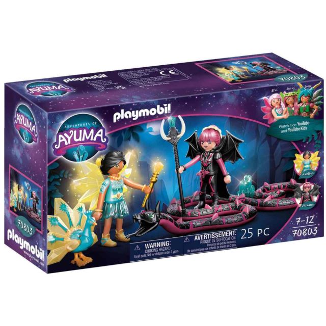 Playmobil Ayuma 70803 Crystal Fairy a Bat Fairy s pohádkovými zvířecími dušemi