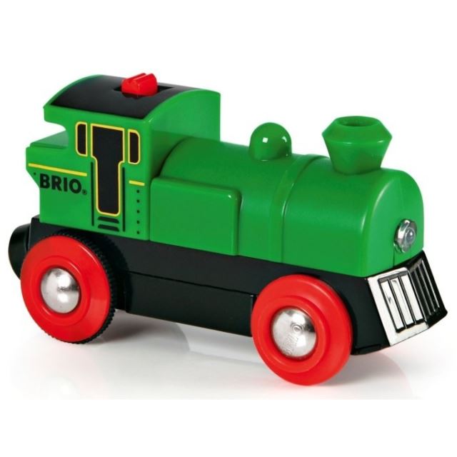 BRIO 33595 Elektrická lokomotiva zelená