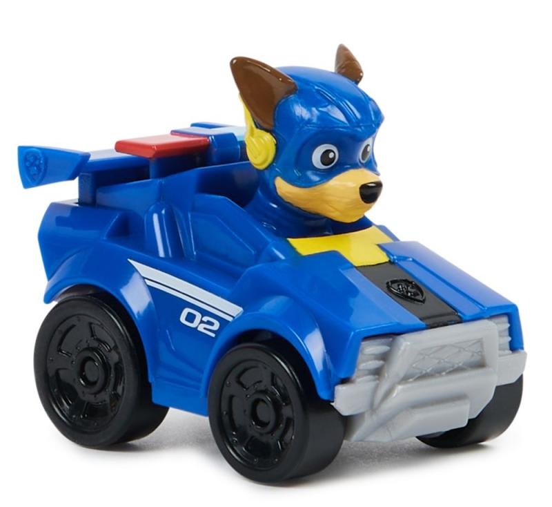 PAW PATROL FILM 2 MINI AUTÍČKA S FIGURKOU varianta 7-šedivé letadlo Sky