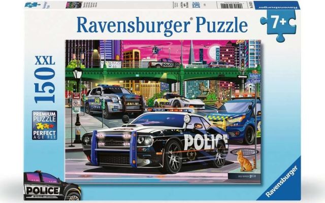 Ravensburger 13412 Puzzle Policajný zásah 150 dielikov