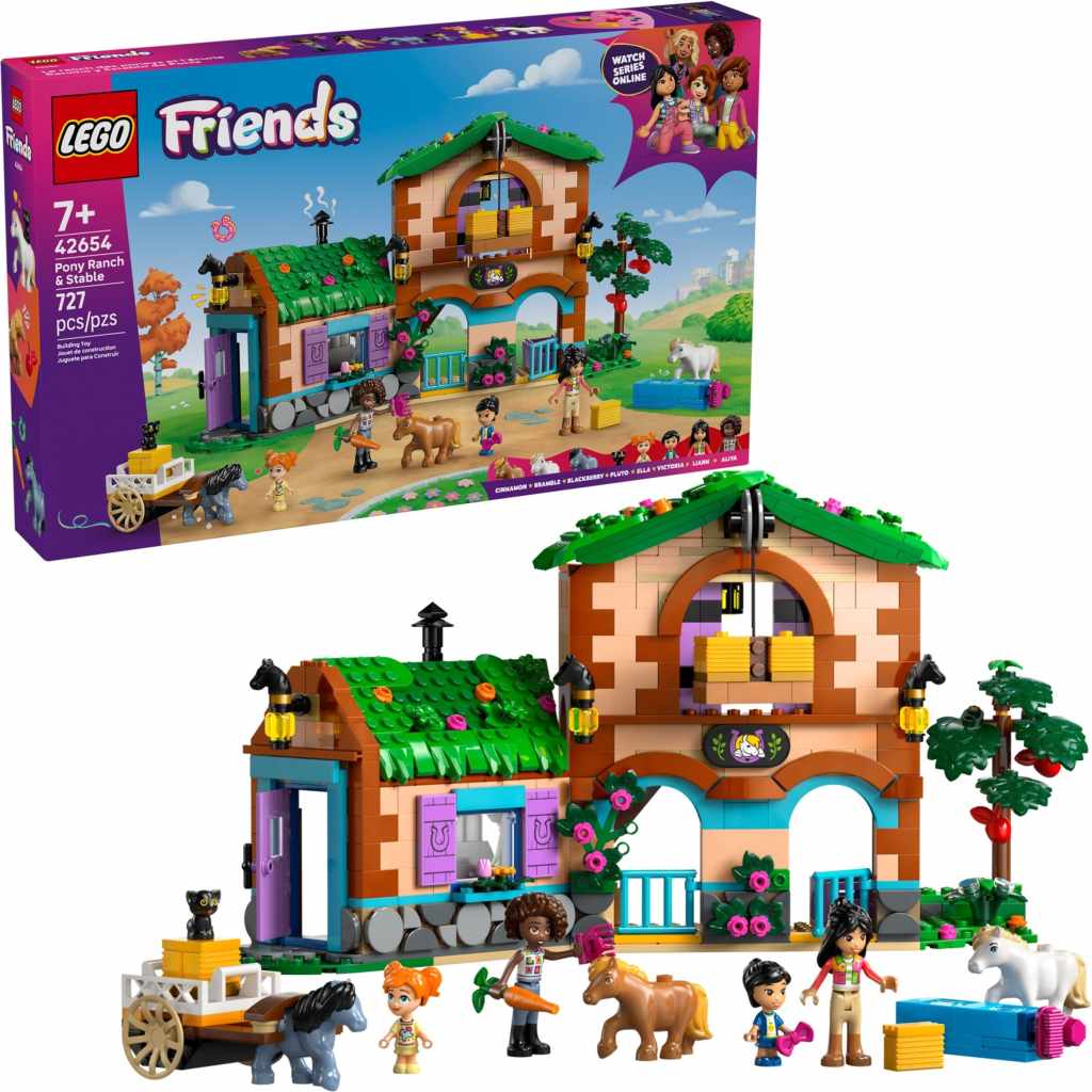 Lego® friends 42654 ranč s poníky a stáj