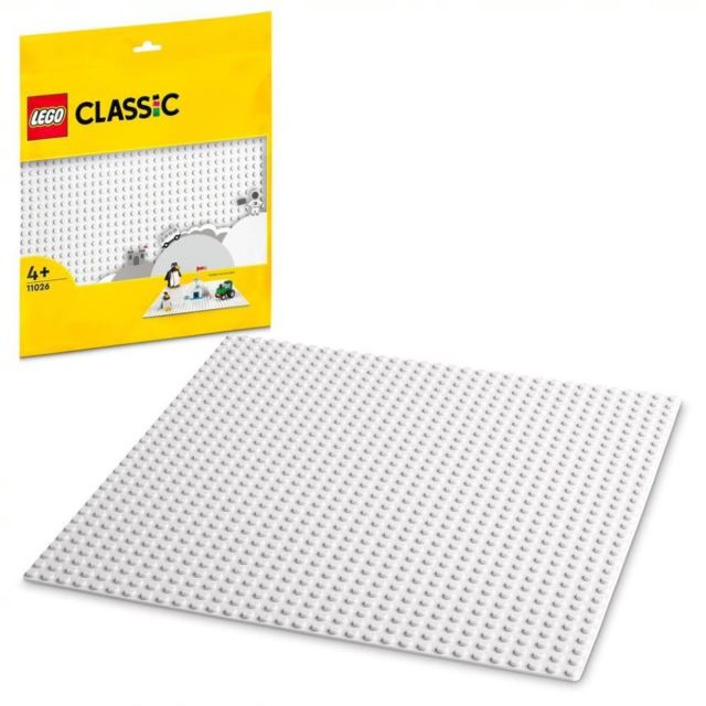 LEGO® Classic 11026 Biela podložka na stavanie 32 x 32 výstupkov