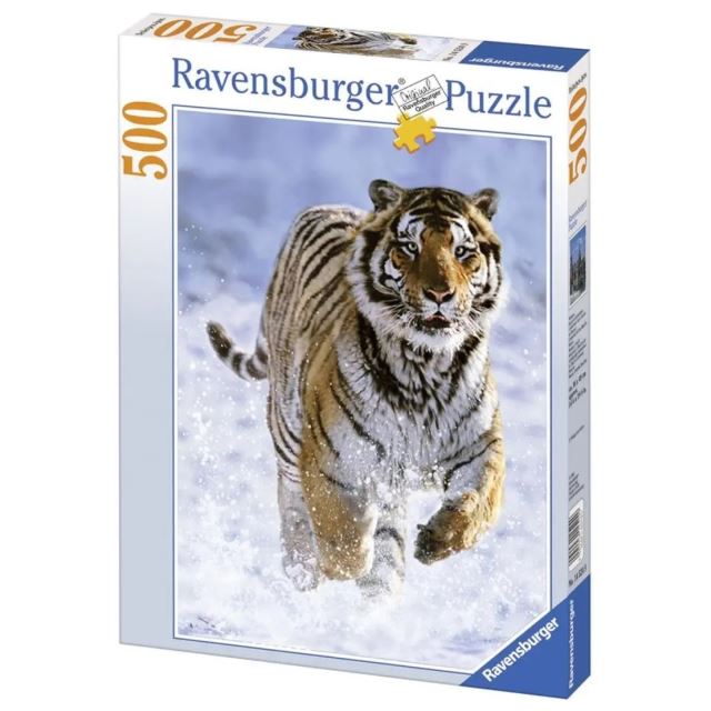 Ravensburger 14475 Tiger na snehu 500 dielikov