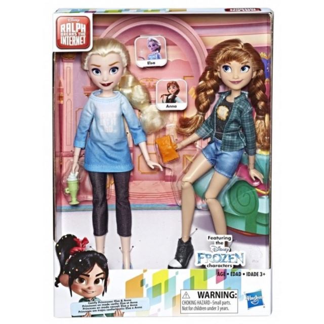 Frozen 2 Anna a Elsa v moderním oblečení, Hasbro E7357