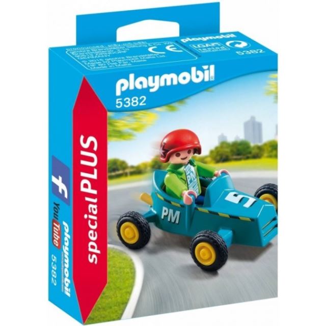 Playmobil 5382 Chlapec s motokárou