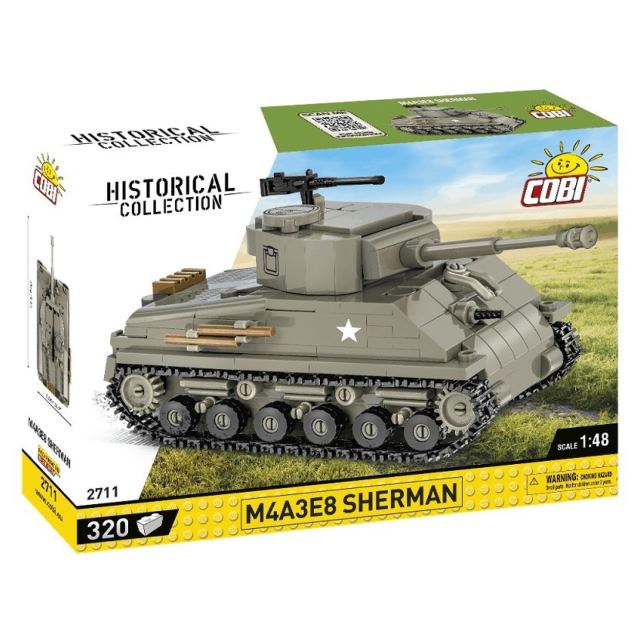 COBI 2711 Americký tank Sherman M4A3E8