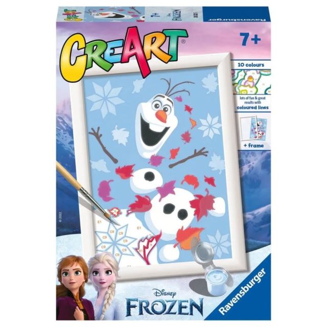 Ravensburger 20222 CreArt Disney: Ľadové kráľovstvo: Rozosmiaty Olaf