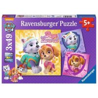 Ravensburger 08008 Puzzle Tlapková Patrola 3x49 dílků
