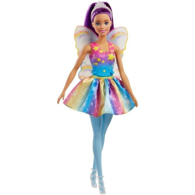 Barbie Víla fialové vlasy, Mattel FJC85