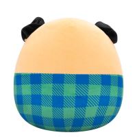 SQUISHMALLOWS Mops ve flanelové košili - Prince, 30 cm (3)