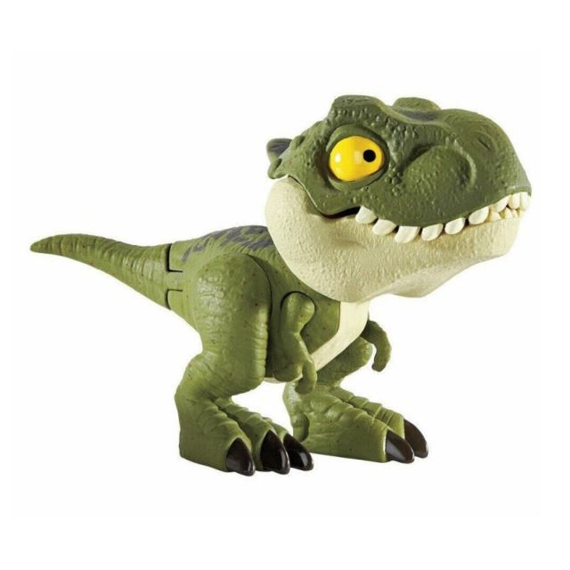 Jurský svět SNAP SQUAD Tyranosaurus Rex s pohyblivou čelistí, Mattel GLH25