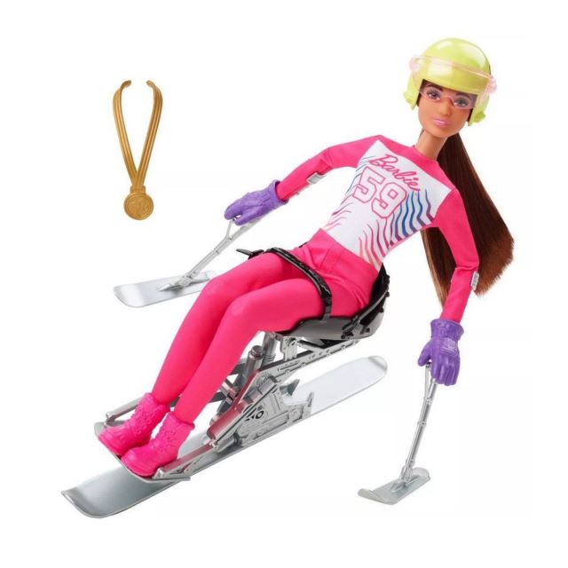Mattel Barbie Zimné športy Paralympijská lyžiarka, HCN33