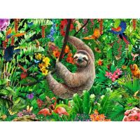 Ravensburger 13298 Puzzle Roztomilý leňochod 300 dielikov XXL (1)