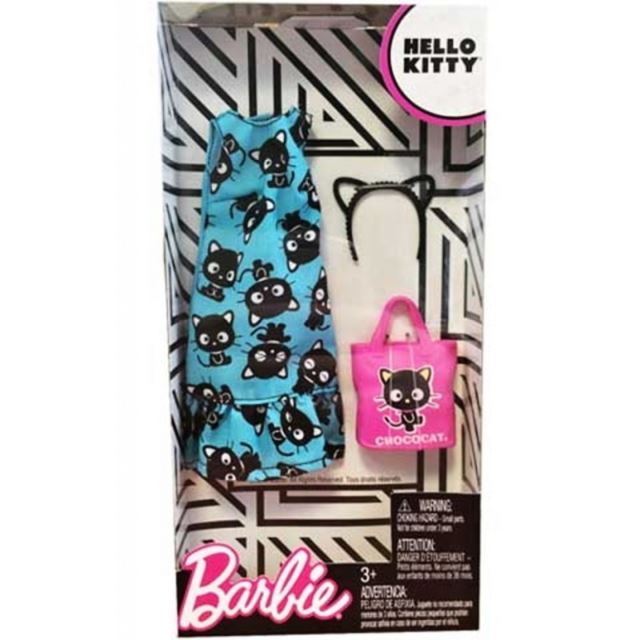 Barbie Šaty Hello Kitty modré, Mattel FKR71