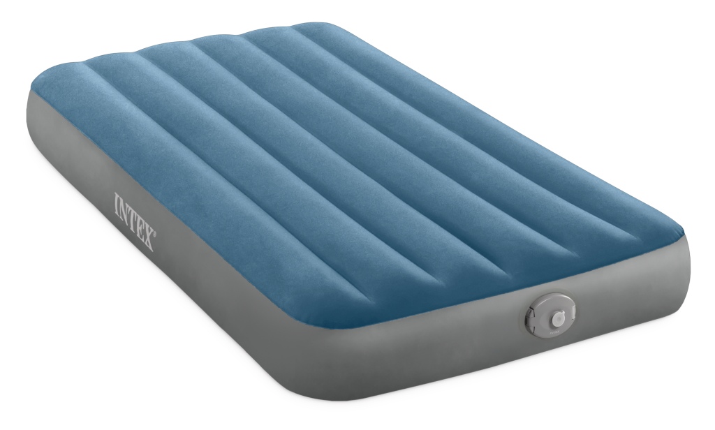 Intex 64187 nafukovací postel twin prestige downy s dobíjecí pumpou