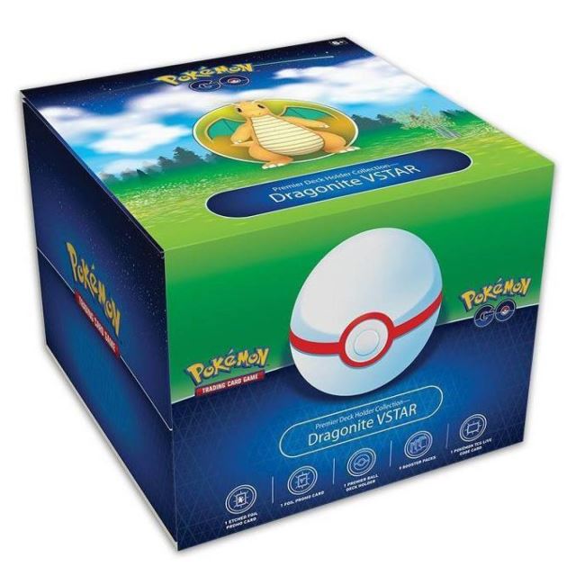 Pokémon TCG: Pokemon Go Premier Deck Holder Collection - Dragonite VSTAR