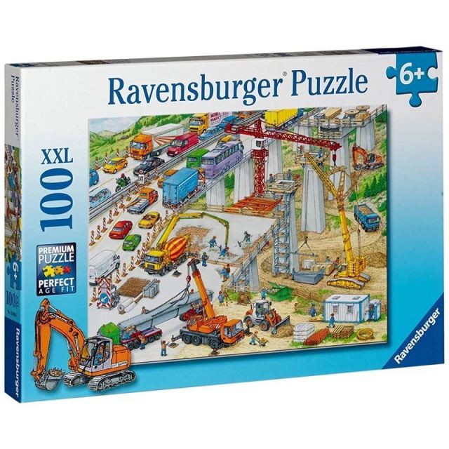 Ravensburger 10896 Puzzle Pracovné stroje XXL 100 dielikov