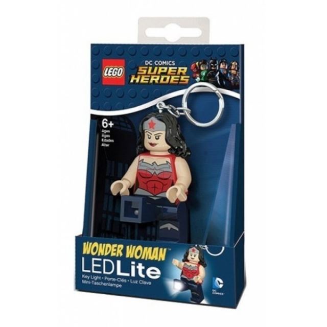 Lego LED klíčenka Super Heroes Wonder Woman 7,5 cm