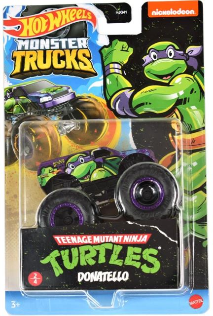 Mattel Hot Wheels® Monster Trucks Korytnačky Ninja DONATELLO, HKM22