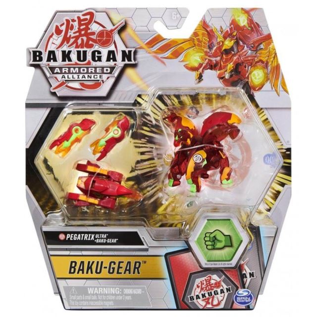 Bakugan Baku-Gear drak s přídavnou výstrojí Pegatrix Ultra