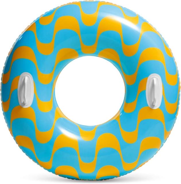 Intex 59256 Kruh plovací s úchyty Star Life modrý 91 cm