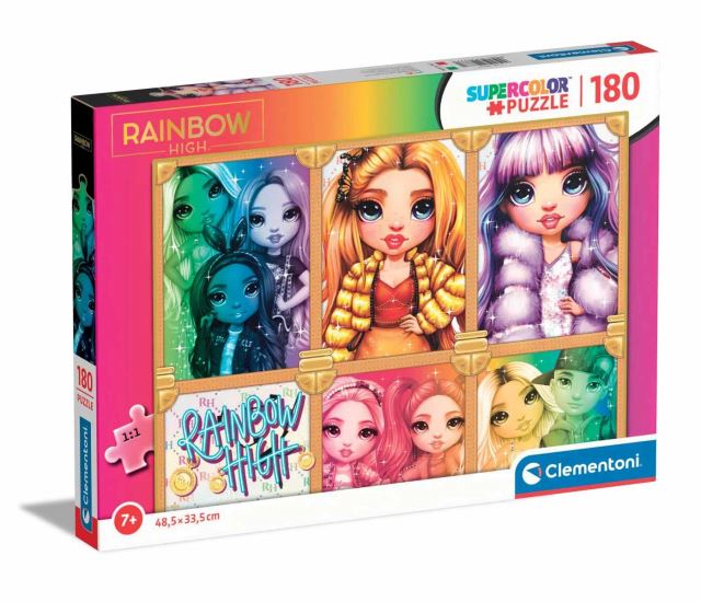 Clementoni 29777 Puzzle Rainbow High 3, 180 dielikov